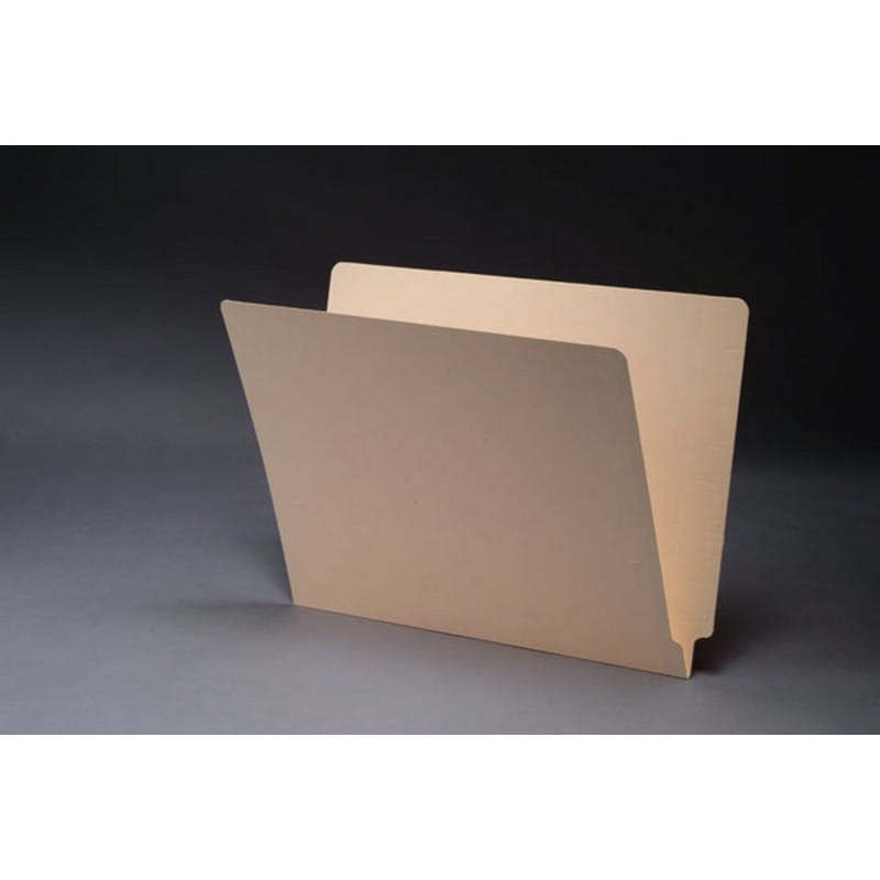 11pt Manila Folders, Full Cut 2-Ply END TAB, Letter Size (Box of 100)