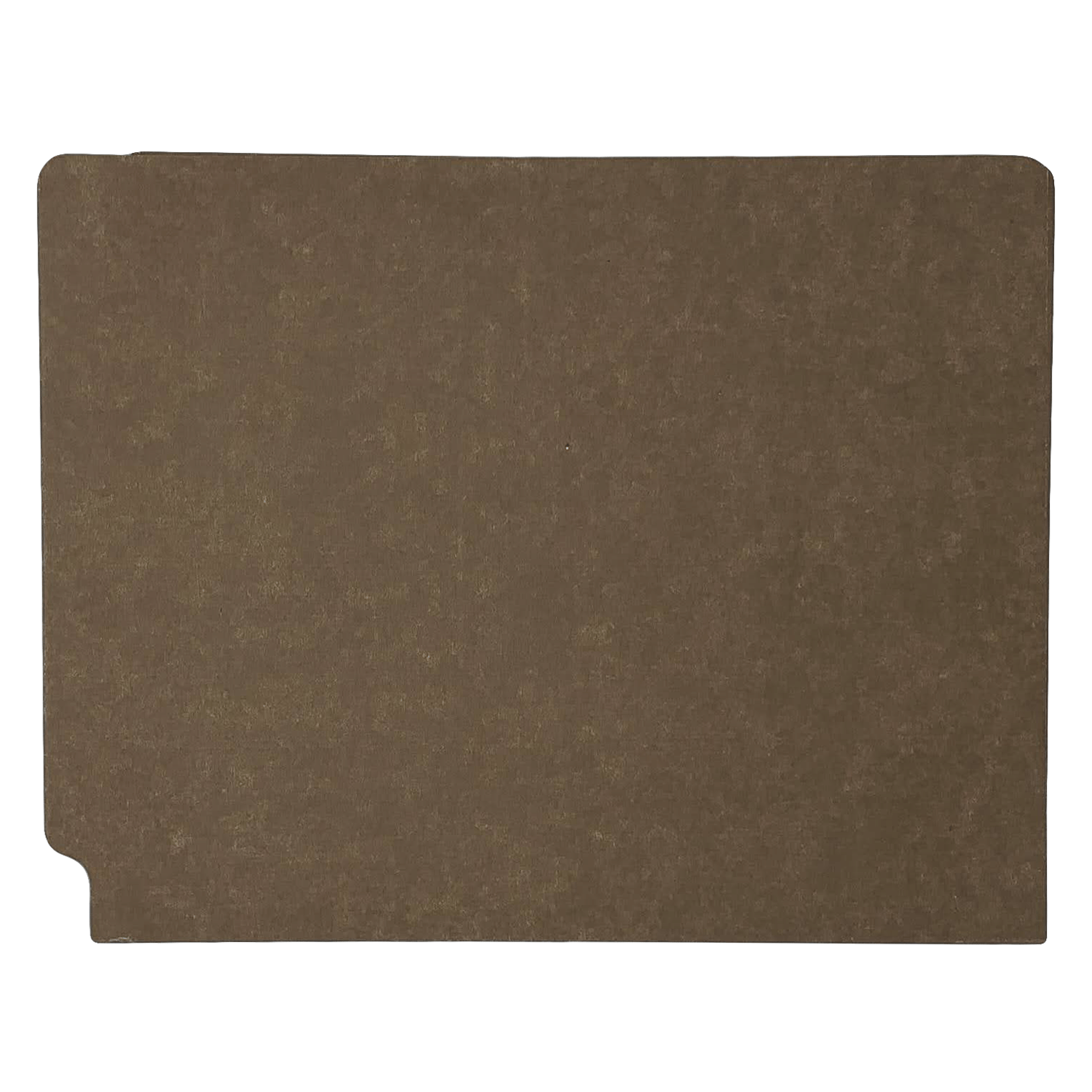 14pt Brown Folders, Full Cut 2-Ply END TAB, Letter Size (Box of 50) - Image 2