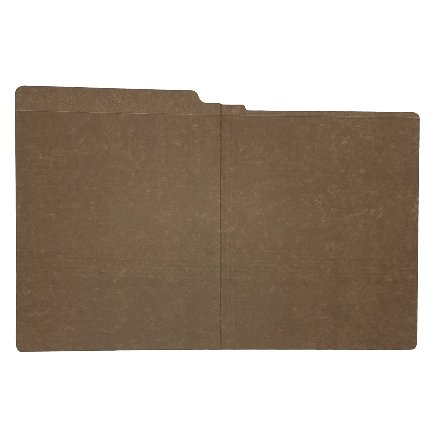 14pt Brown Folders, Full Cut 2-Ply END TAB, Letter Size (Box of 50) - Image 3