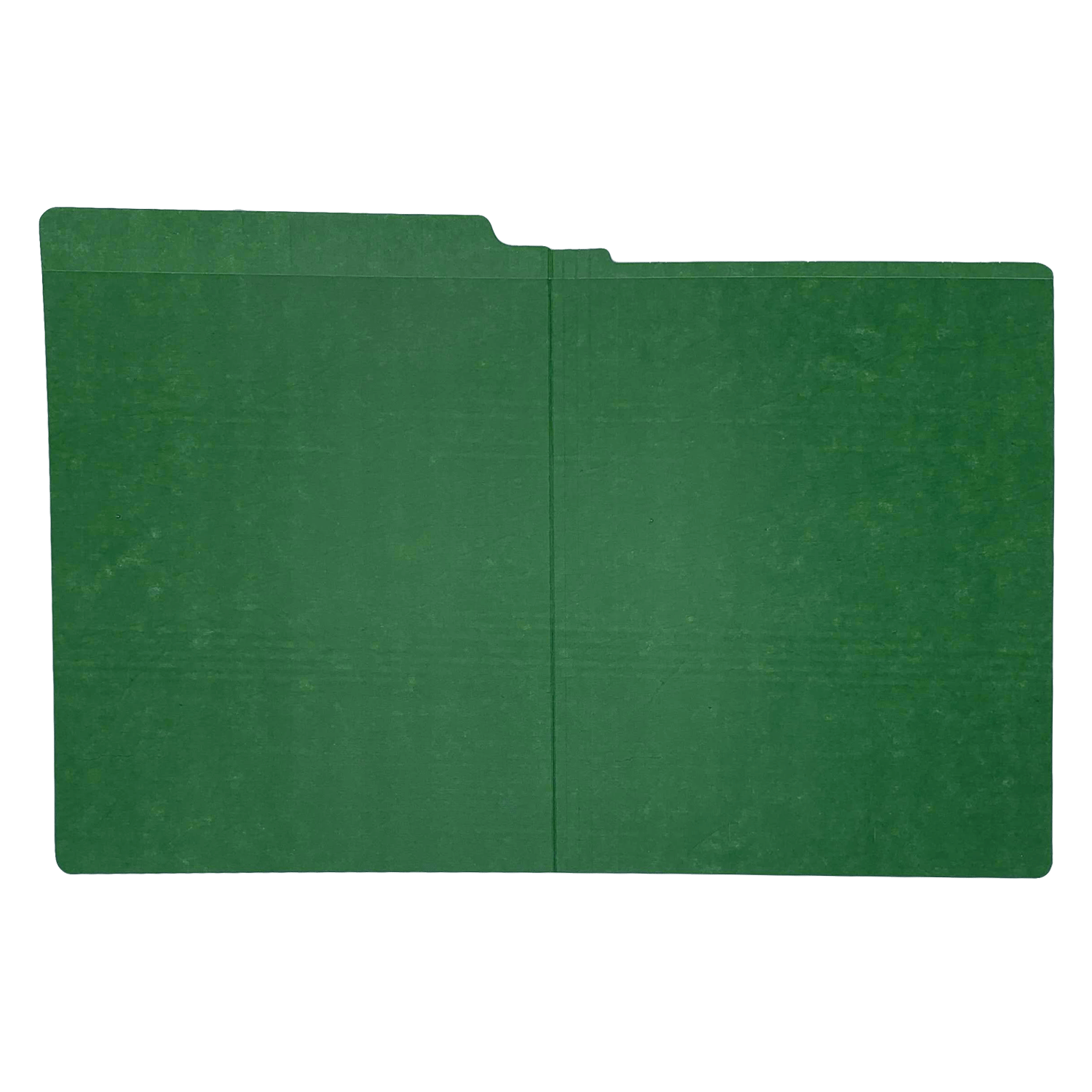 14pt Dark Green Folders, Full Cut 2-Ply END TAB, Letter Size (Box of 50) - Image 3