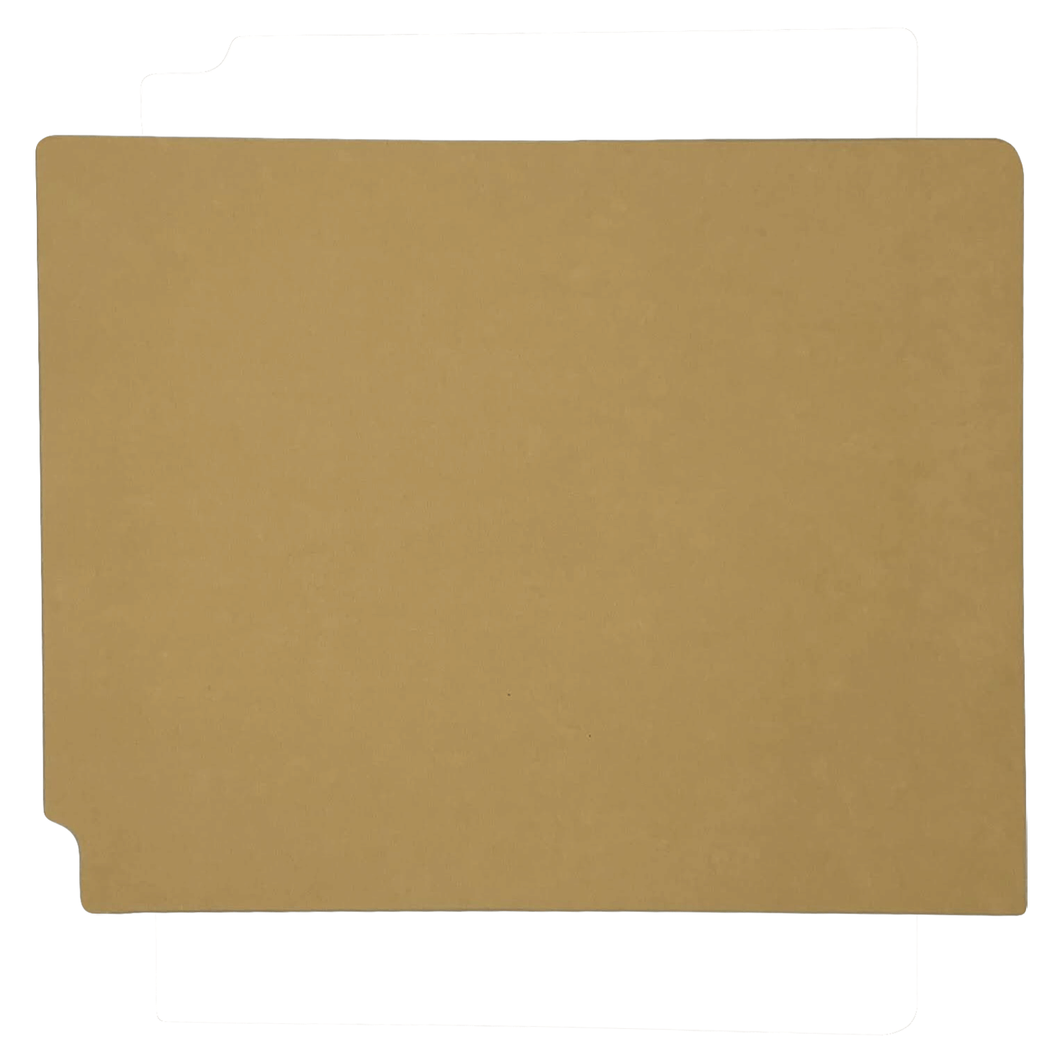 14pt Tan Folders, Full Cut 2-Ply END TAB, Letter Size (Box of 50) - Image 2