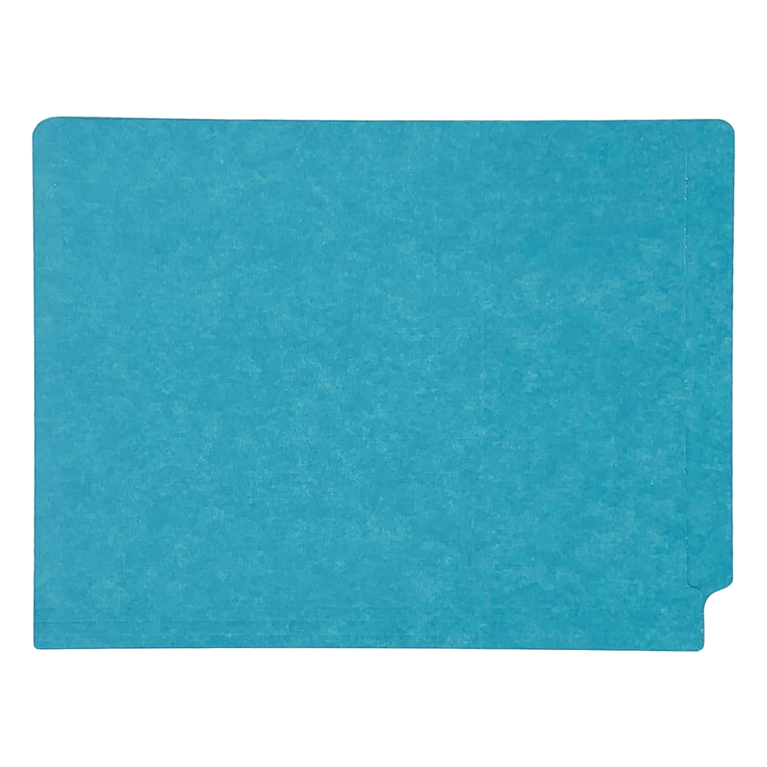14pt Teal Folders, Full Cut 2-Ply END TAB, Letter Size (Box of 50)