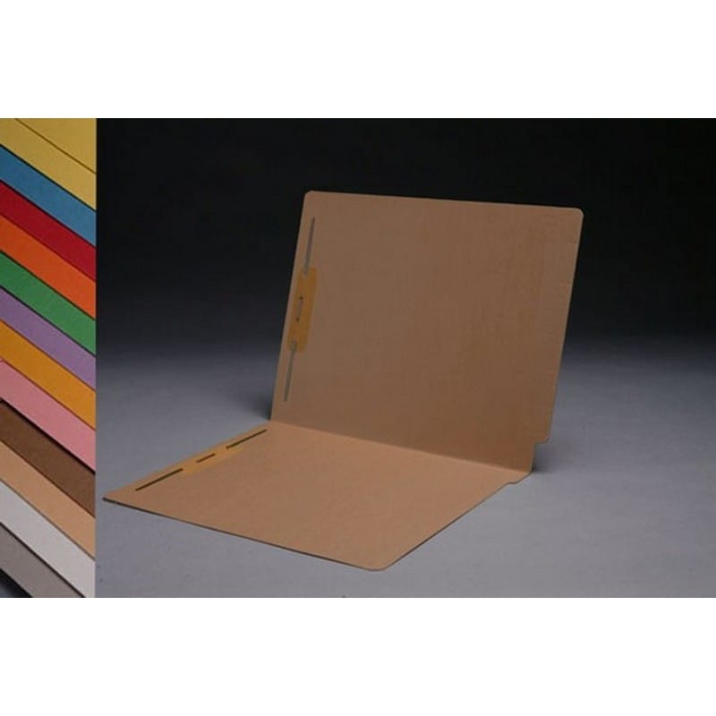 14pt Color Folders, Full Cut 2-Ply END TAB, Letter Size, Fastener Pos #1 & #3 (Box of 50) - Image 13