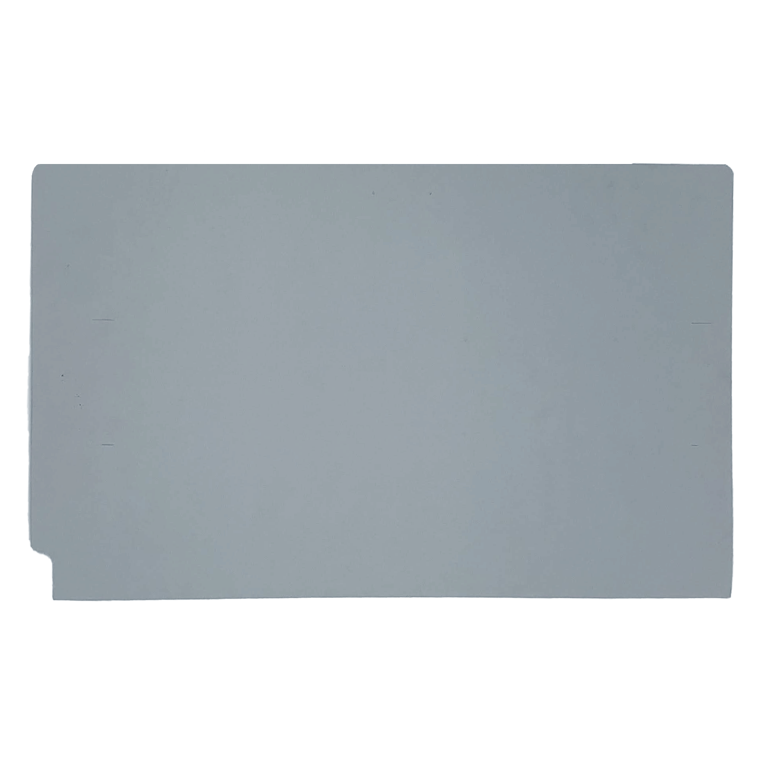 14pt Gray Folders, Full Cut 2-Ply END TAB, Legal Size (Box of 50) - Image 2
