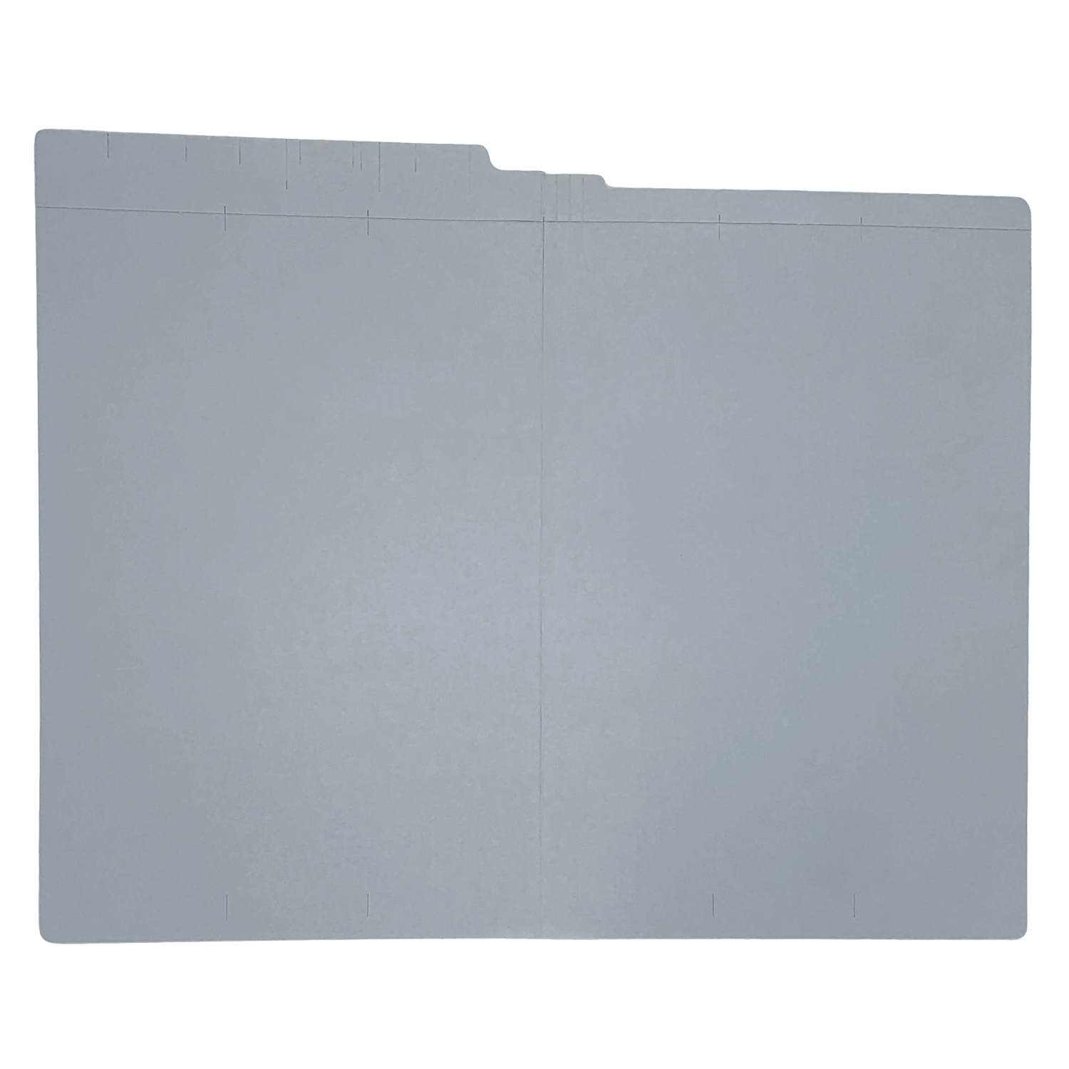 14pt Gray Folders, Full Cut 2-Ply END TAB, Legal Size (Box of 50) - Image 3