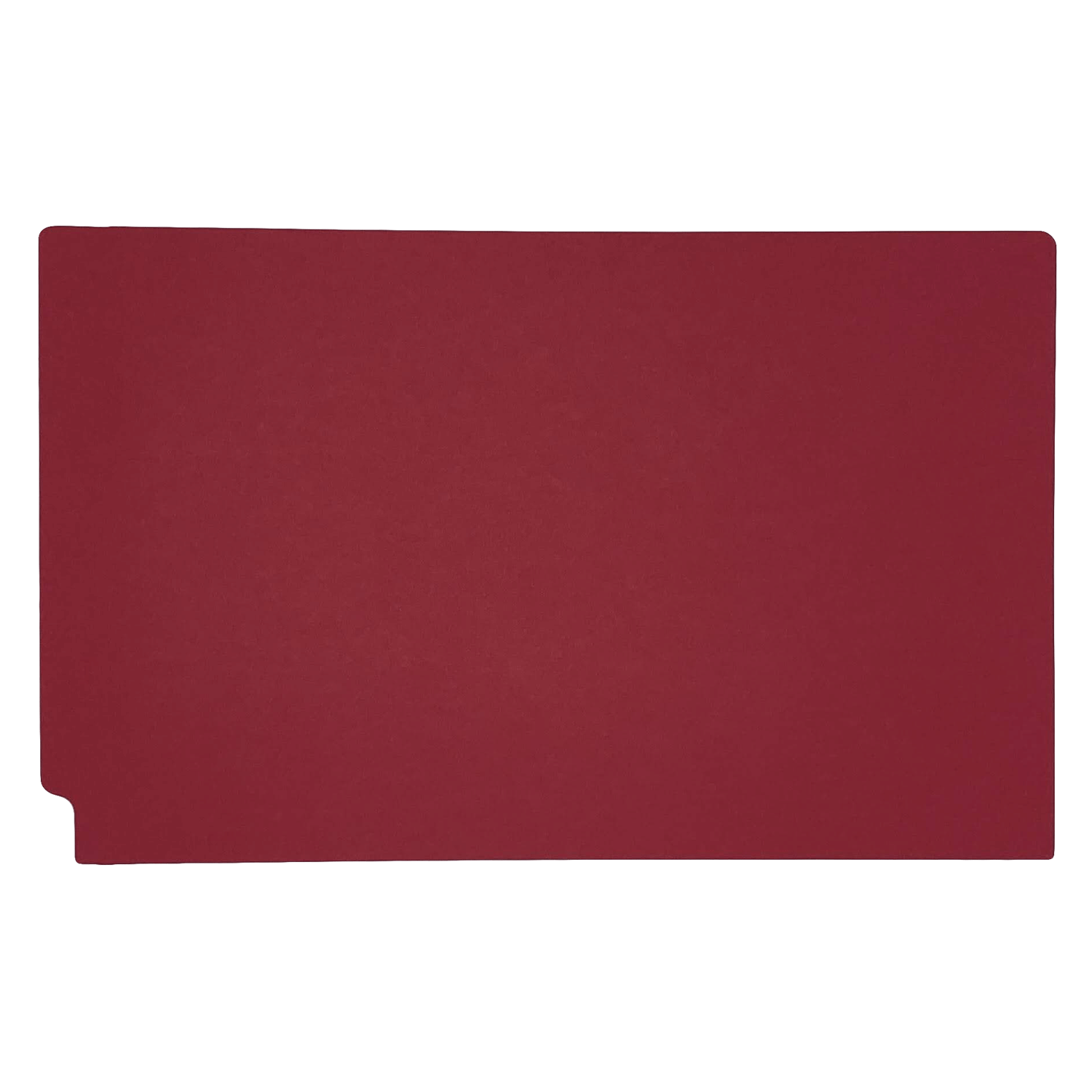 14pt Red Folders, Full Cut 2-Ply END TAB, Legal Size (Box of 50) - Image 2