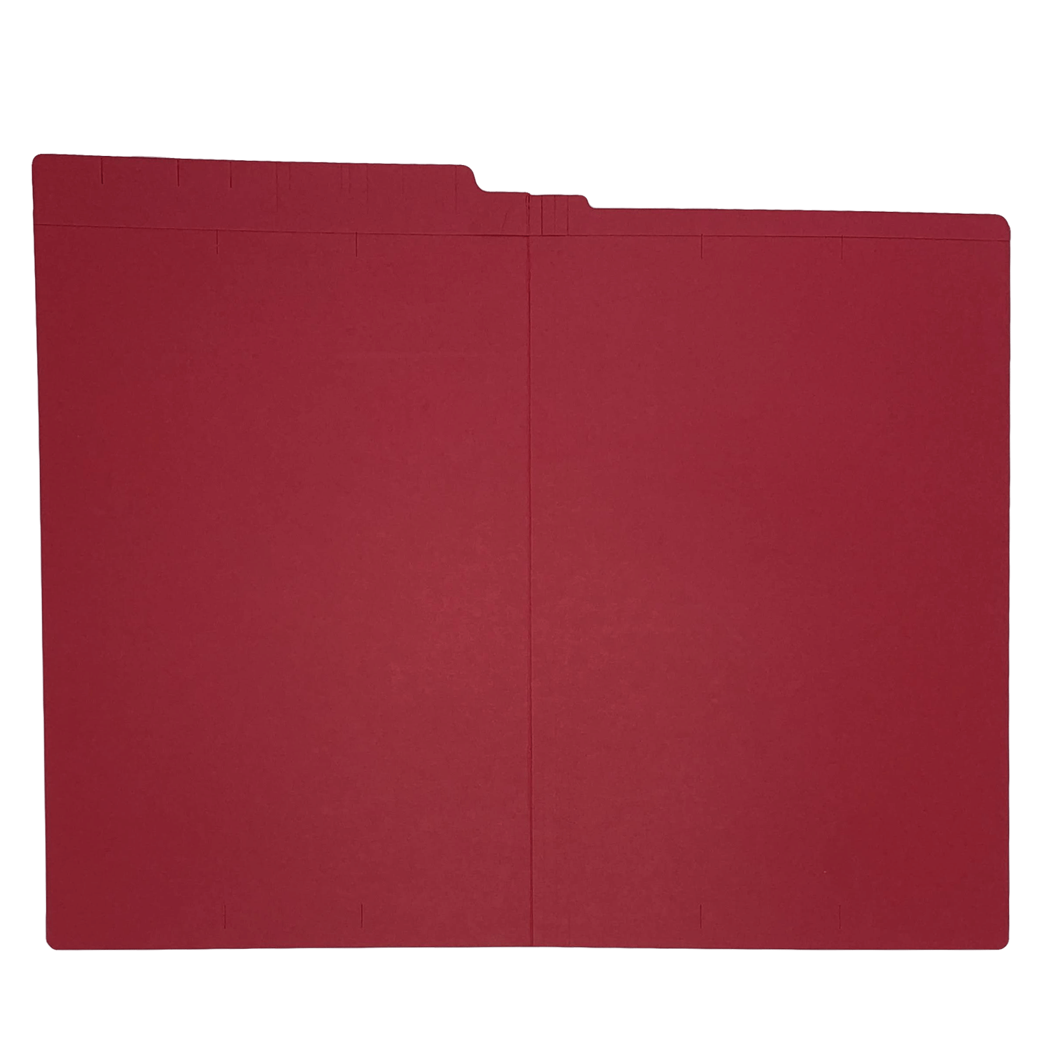 14pt Red Folders, Full Cut 2-Ply END TAB, Legal Size (Box of 50) - Image 3