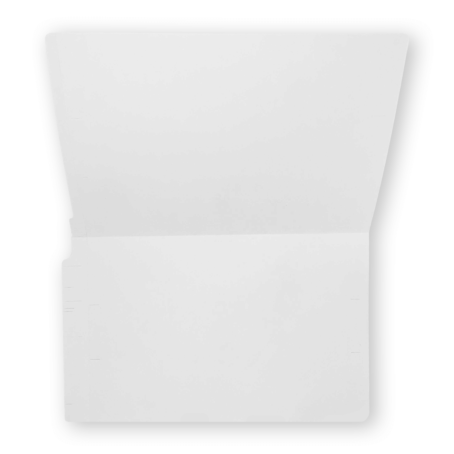 14pt White Folders, Full Cut 2-Ply END TAB, Legal Size (Box of 50) - Image 4