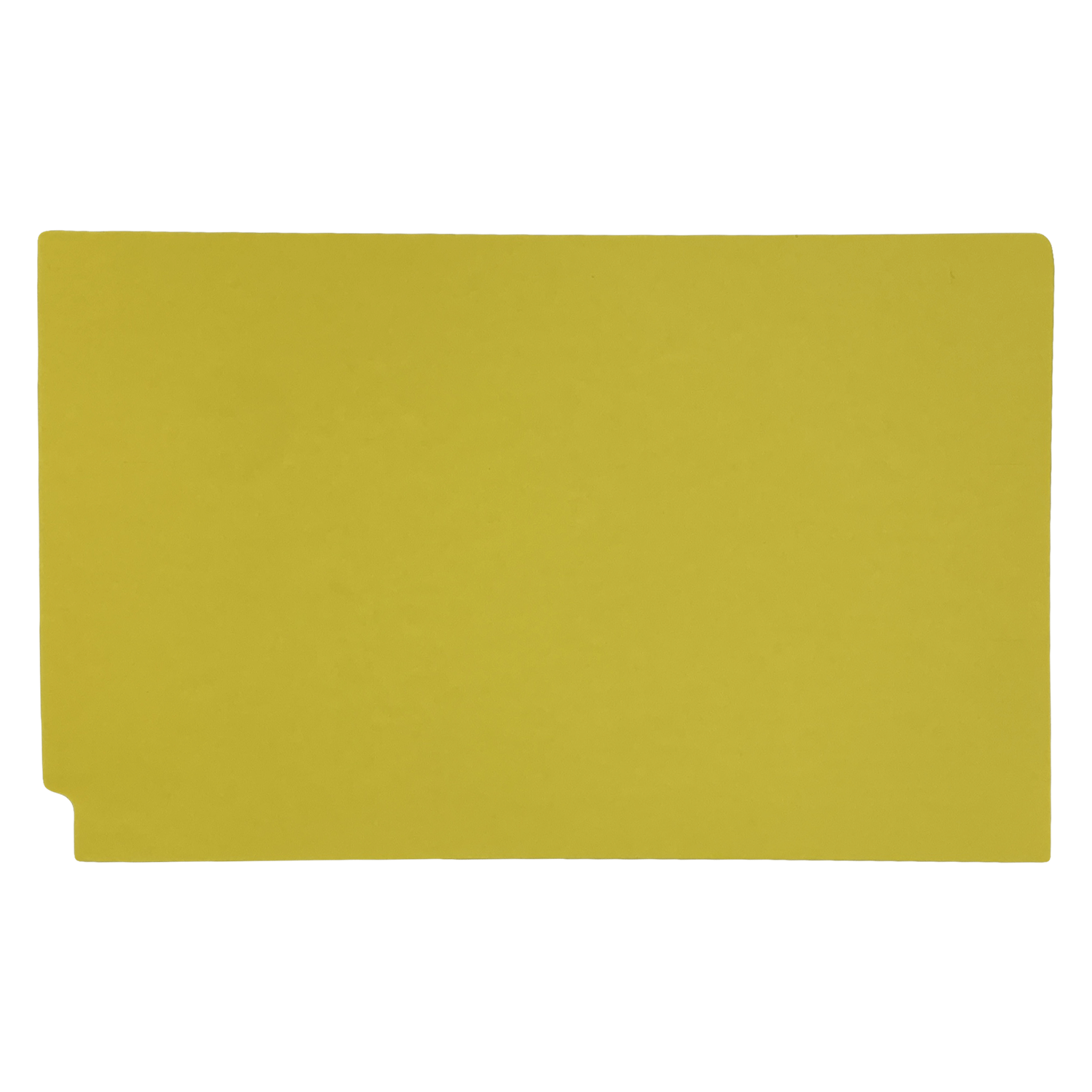 14pt Yellow Folders, Full Cut 2-Ply END TAB, Legal Size (Box of 50) - Image 2