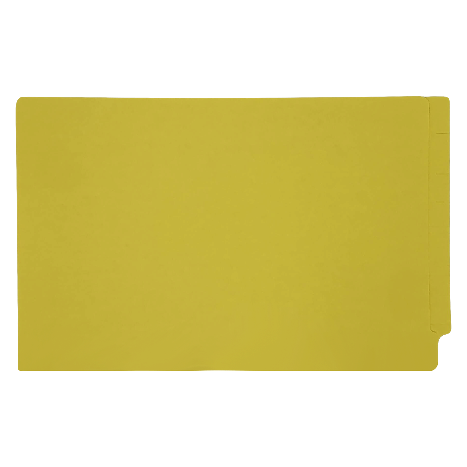 14pt Yellow Folders, Full Cut 2-Ply END TAB, Legal Size (Box of 50)