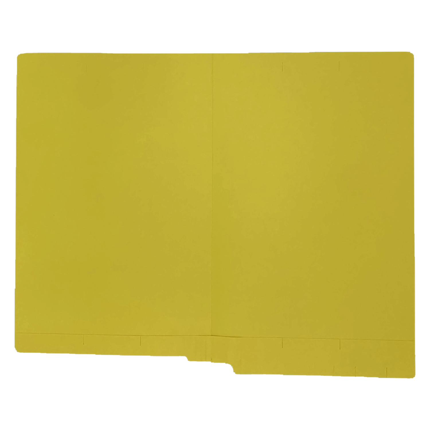 14pt Yellow Folders, Full Cut 2-Ply END TAB, Legal Size (Box of 50) - Image 3