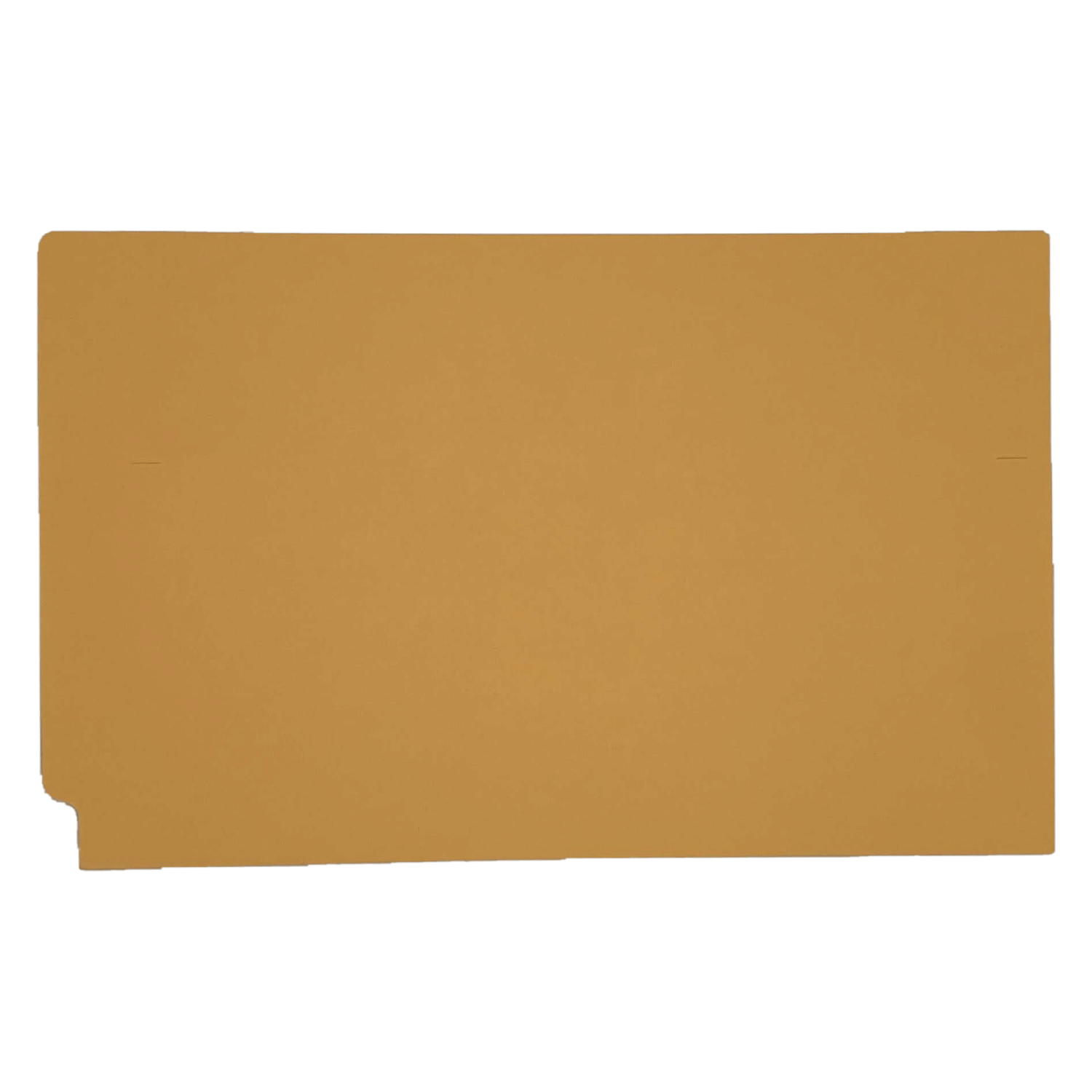 14pt Goldenrod Folders, Full Cut 2-Ply END TAB, Legal Size, Fastener Pos #1 (Box of 50) - Image 2