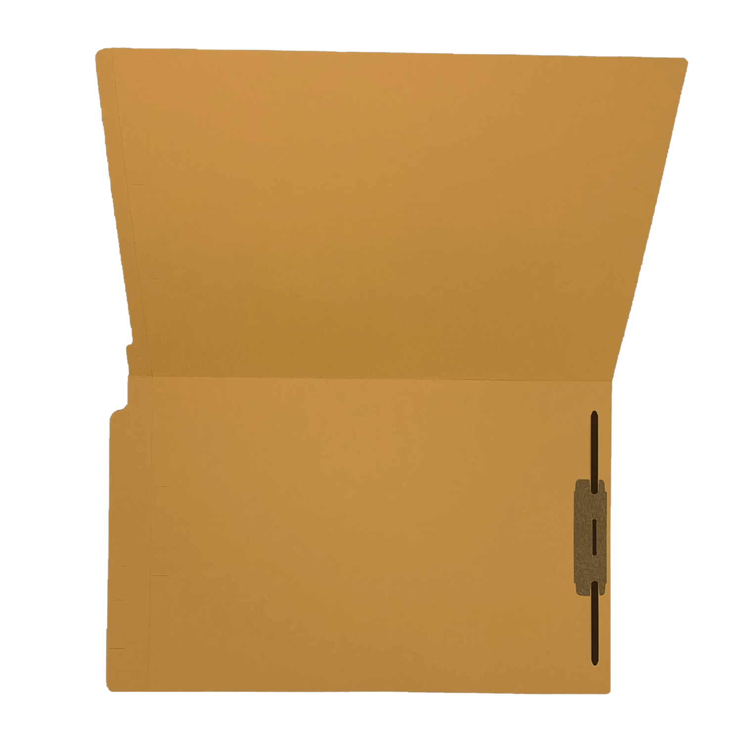 14pt Goldenrod Folders, Full Cut 2-Ply END TAB, Legal Size, Fastener Pos #1 (Box of 50) - Image 4