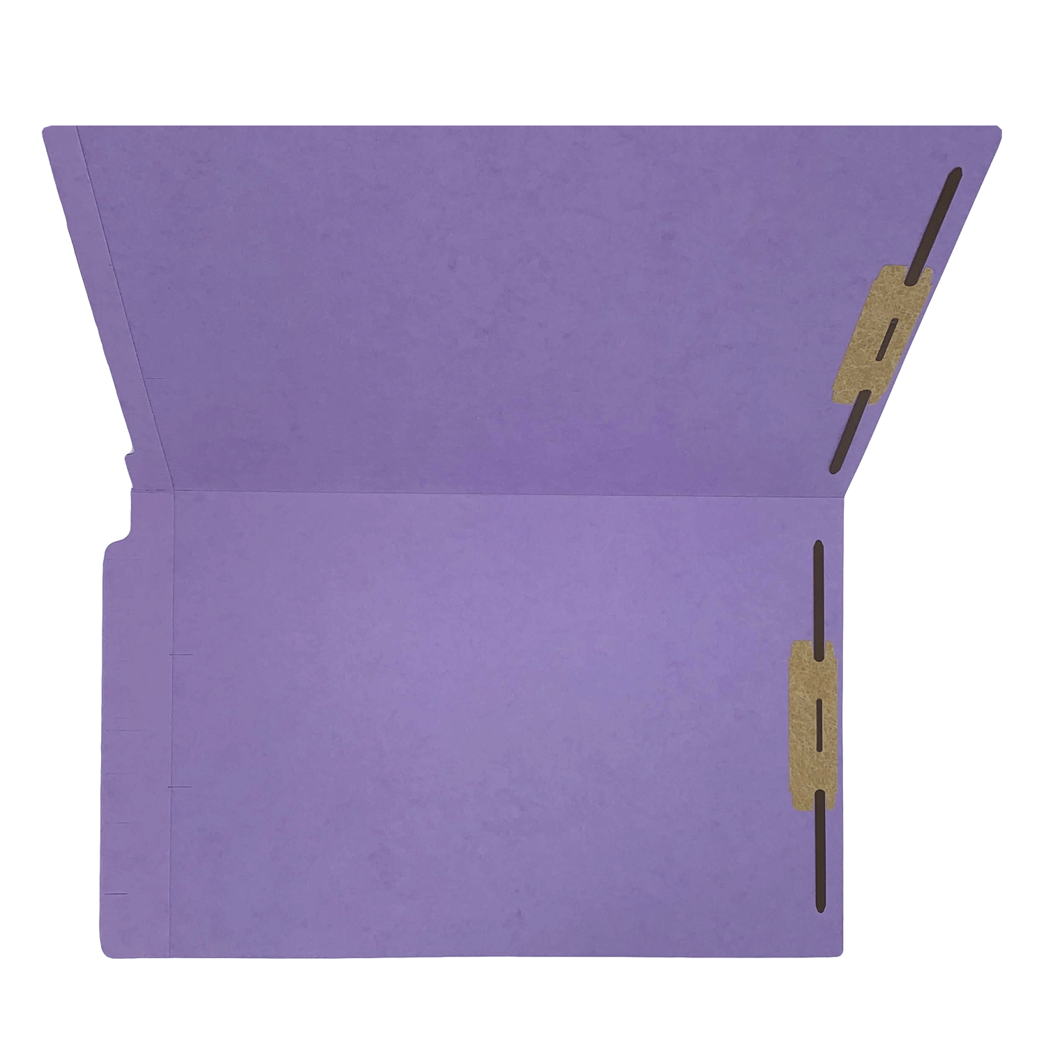 14pt Lavender Folders, Full Cut 2-Ply END TAB, Legal Size, Fastener Pos #1 & #3 (Box of 50) - Image 4