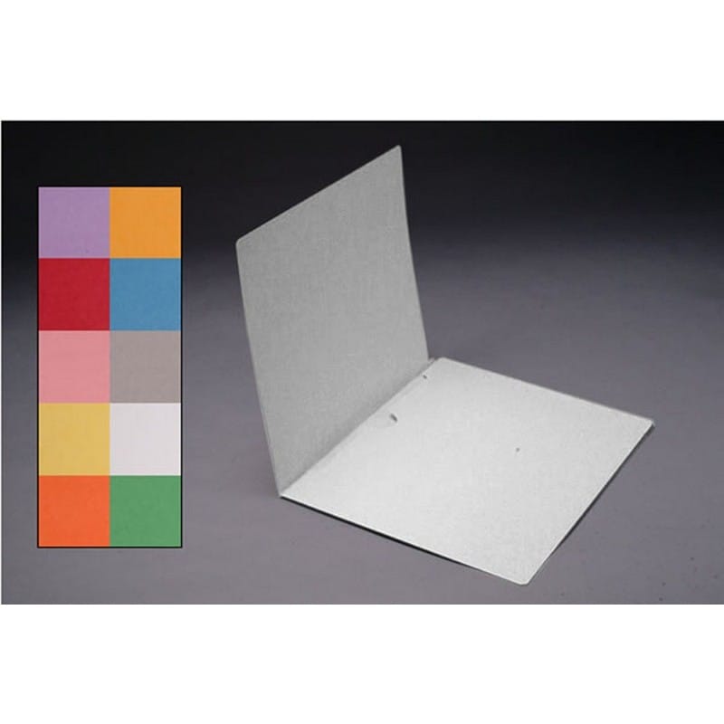 11pt White Folders, Full Cut END TAB, Letter Size, Full Back Pocket (Box of 50)