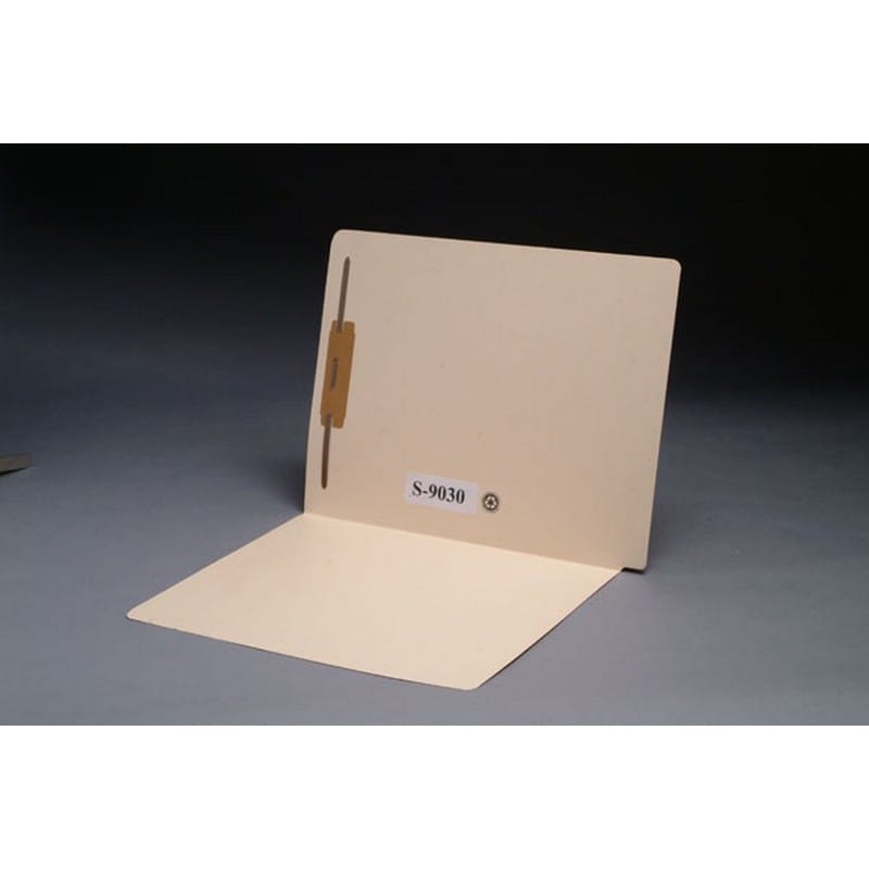 14pt Manila Folders, Full Cut Super END TAB, Letter Size, Fastener Pos #1 (Box of 50)