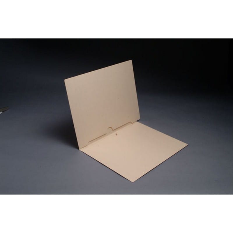 11pt Manila Folders, Full Cut END TAB, Letter Size, Full Pocket Front and Back (Box of 50)