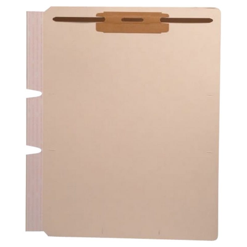 Self Adhesive Divider, Standard Side Flap, 2" Fasteners on Top of Both Sides (Box of 100)