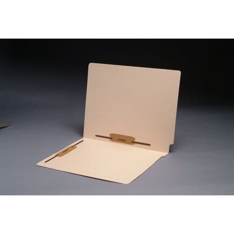 18pt Manila Folders, Full Cut END TAB, Letter Size, Fastener Pos #3 & #5 (Box of 50)