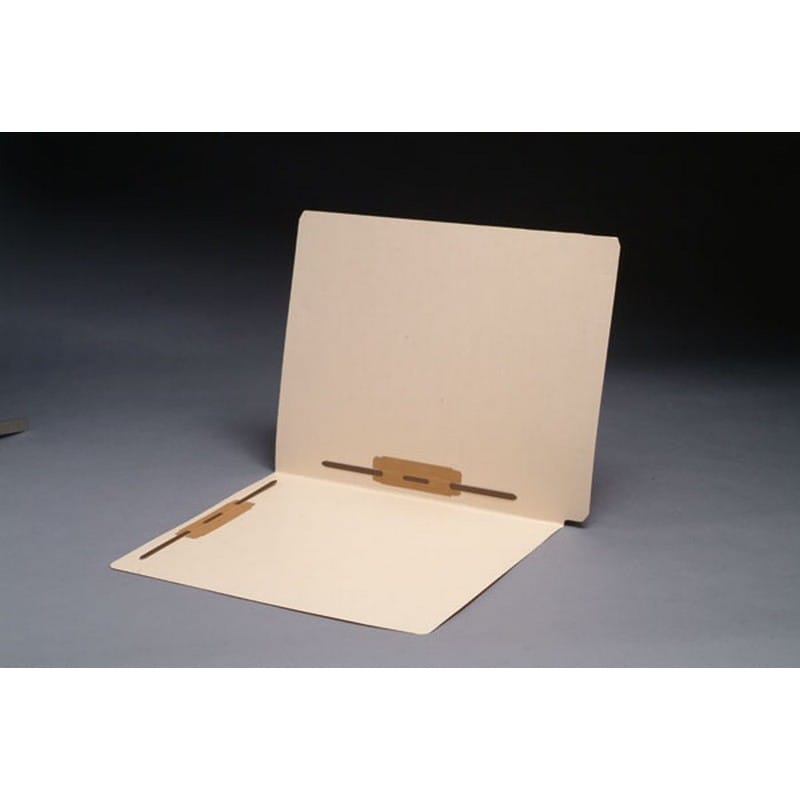 14pt Manila Folders, Full Cut Super END TAB, Letter Size, Fastener Pos #3 & #5 (Box of 50)