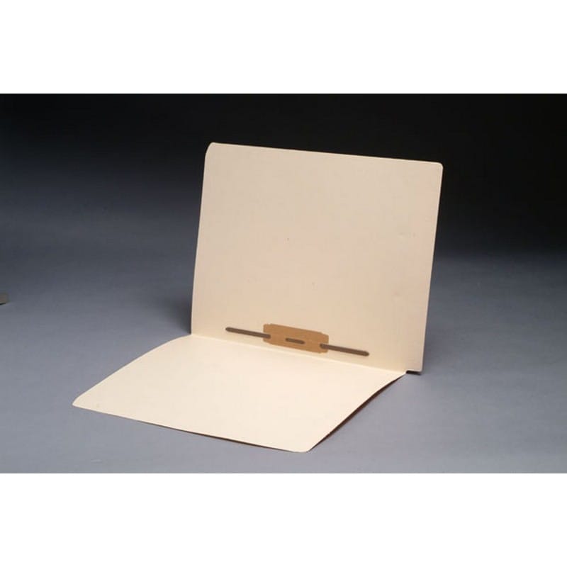 11pt Manila Folders, Full Cut 2-Ply Super END TAB, Letter Size, Fastener Pos #5 (Box of 50)
