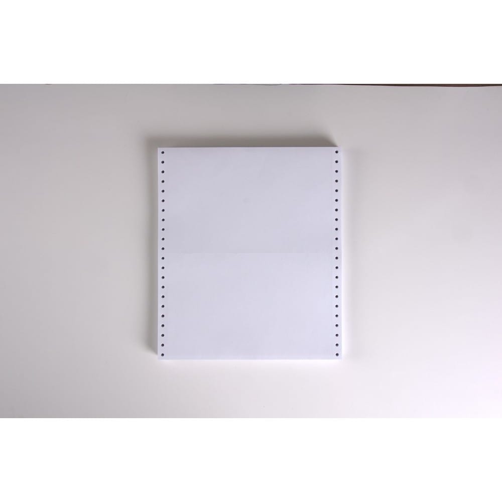 9-1/2" x 5-1/2" (W x H) Continuous 20# Computer Paper, Blank (Carton of 4800) - Image 2