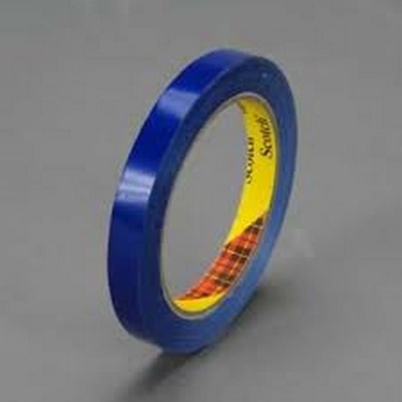 2" x 72 Yd Blue Colored Polypropylene Tape (Case of 24 Rolls) - Image 2