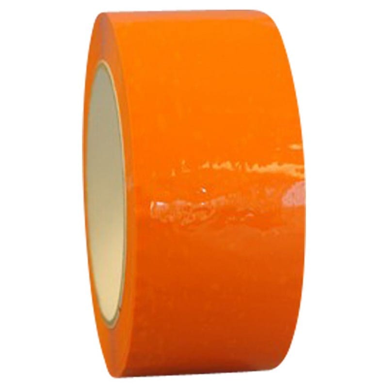 2" x 72 Yd Orange Colored Polypropylene Tape (Case of 24 Rolls)