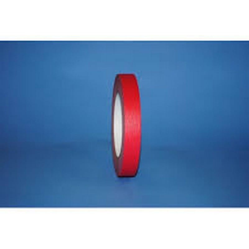3" x 72 Yd Red Colored Polypropylene Tape (Case of 16 Rolls)