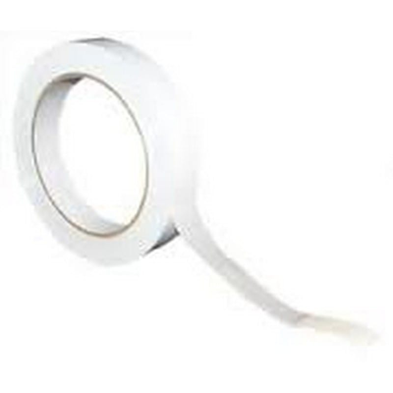 1" x 72 Yd White Colored Polypropylene Tape (Case of 36 Rolls)