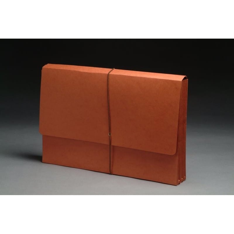 TOP TAB Expansion Wallets, Paper Gussets, Legal Size, 3-1/2" Expansion (Carton of 100)
