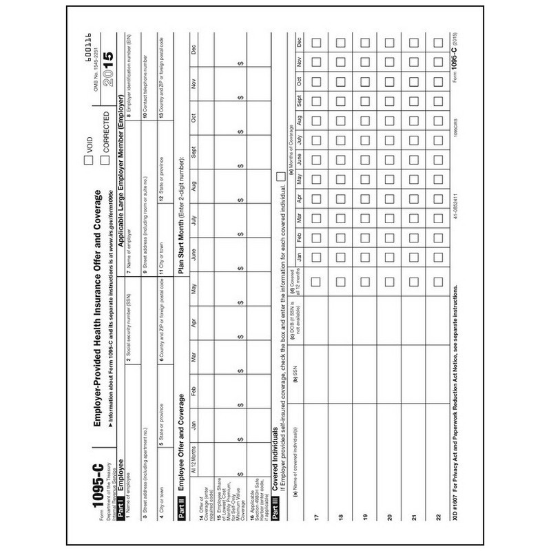 Affordable Care Act Forms