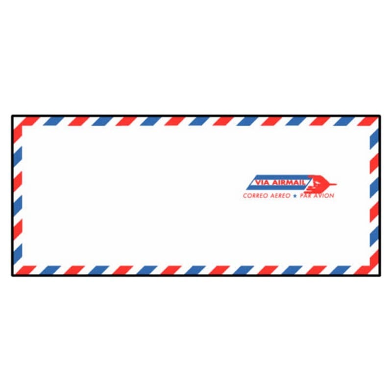 #10 Service Airmail Envelopes 4-1/8" x 9-1/2" – 500 Pcs
