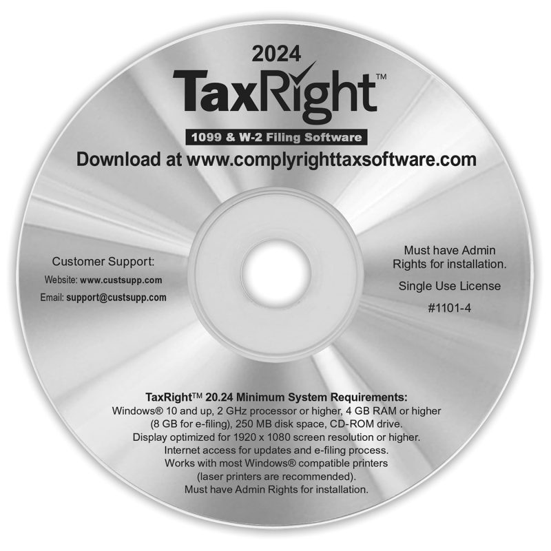 TaxRight - Software for Windows