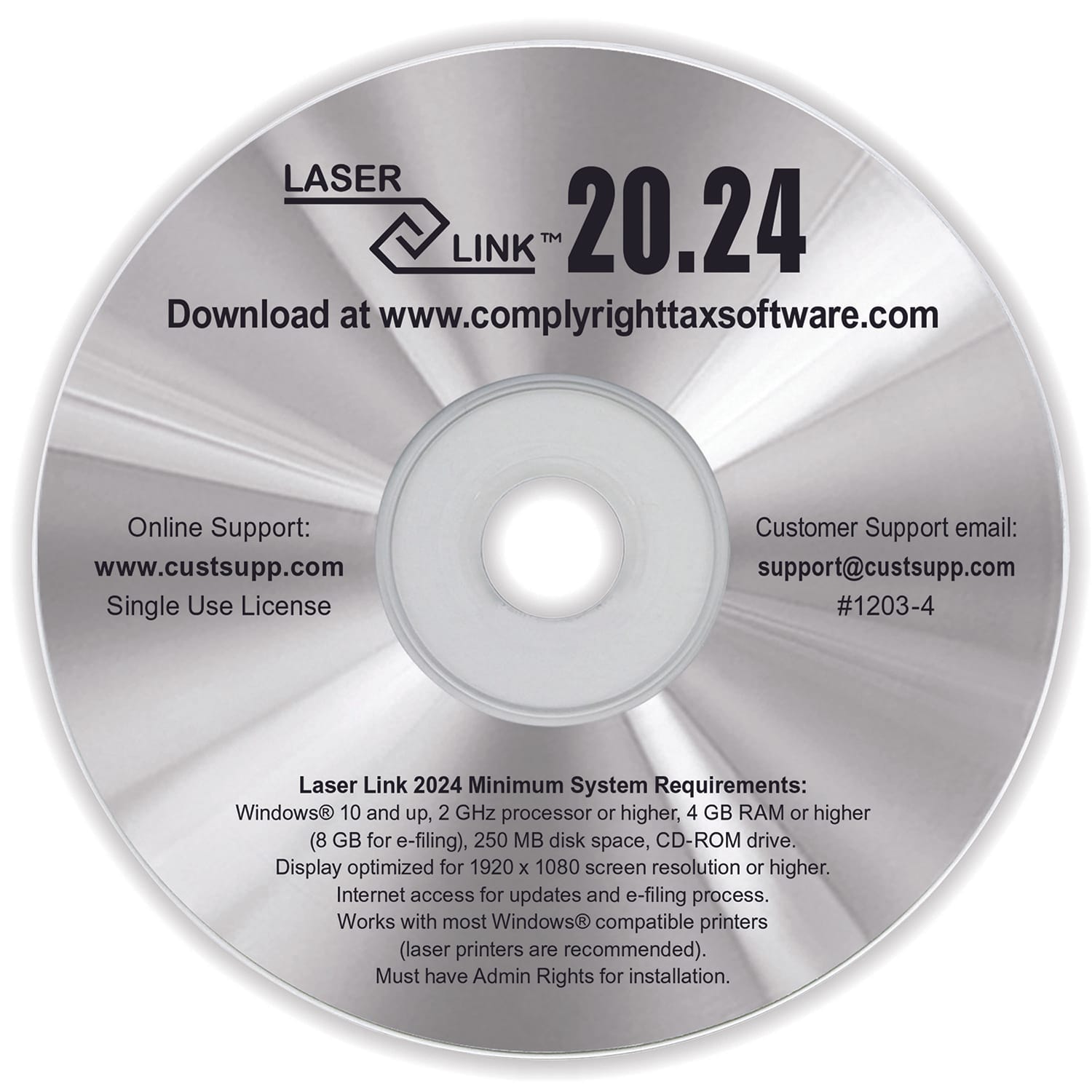 Laser Link for Windows for various Blank & Pre-Printed Laser Forms CD ROM 2024