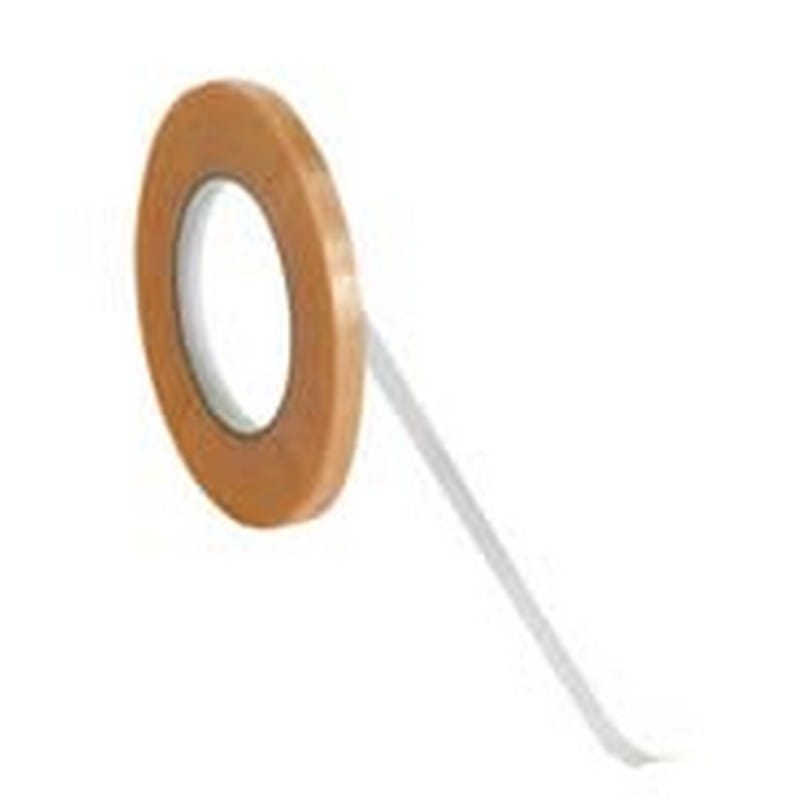 3/8" x 180 Yd Clear UPVC Produce Bag Sealing Tape (Case of 16 Rolls)