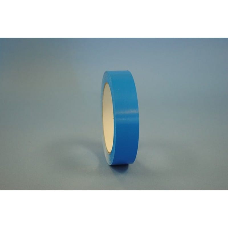 3/8" x 180 Yd Medium Blue UPVC Produce Bag Sealing Tape (Case of 16 Rolls)