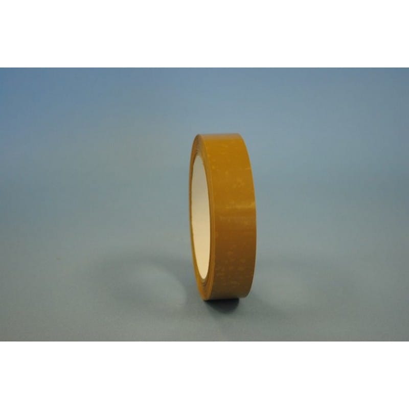 3/8" x 180 Yd Tan UPVC Produce Bag Sealing Tape (Case of 16 Rolls)