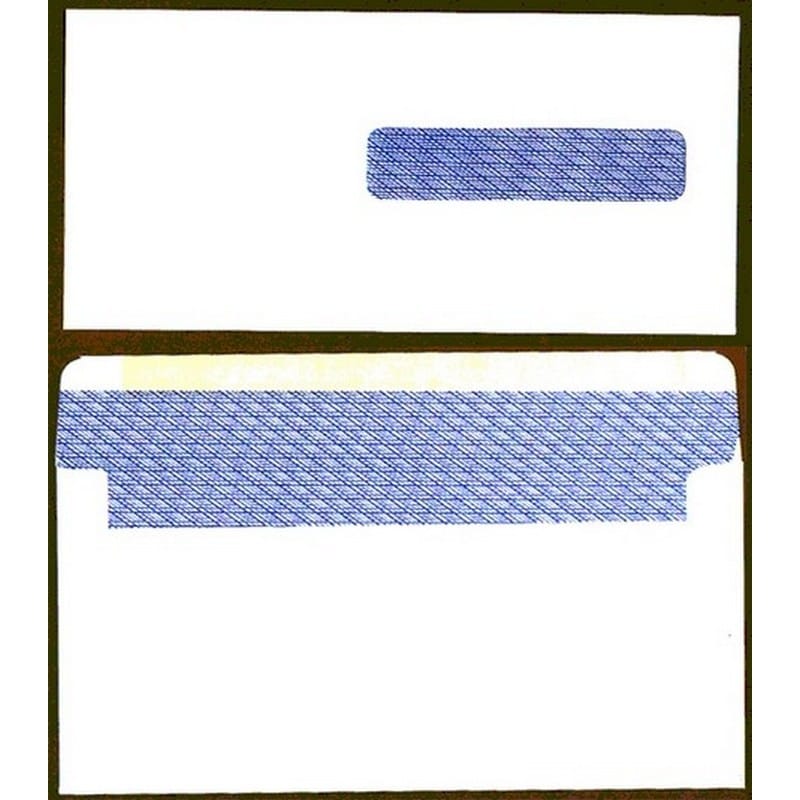 CMS-1500 #10-1/2 (4-1/2" x 9-1/2") Window Envelope, Gum Seal (500/case) - Image 2