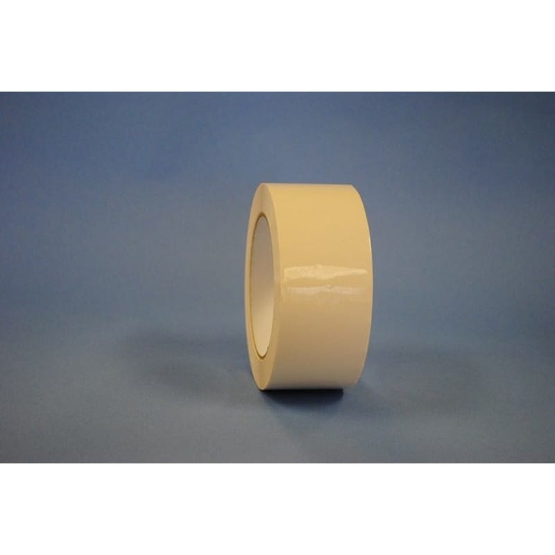 2" x 1000 Yd White 2 mil Polypropylene Box Sealing Tape with Natural Rubber Adhesive (Case of 6 Rolls) - Image 2
