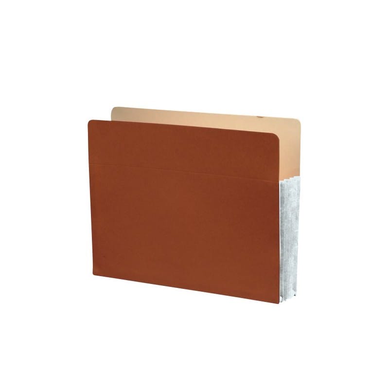Economy TOP TAB Expansion Pockets, Frosty White Tyvek Gussets, Letter Size, 3-1/2" Expansion (Carton of 100)