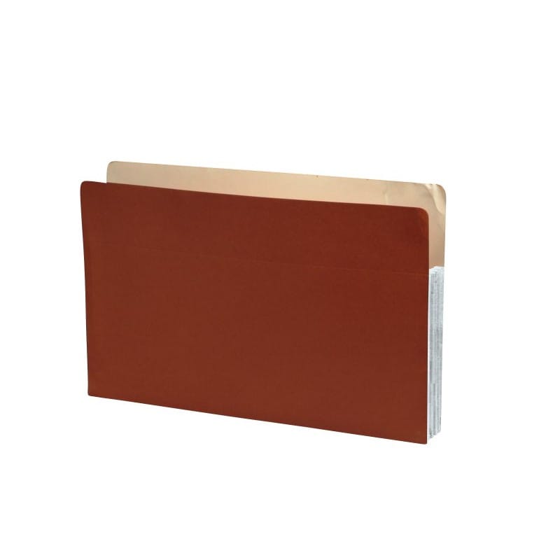 Economy TOP TAB Expansion Pockets, Frosty White Tyvek Gussets, Legal Size, 3-1/2" Expansion (Carton of 100) - Image 2