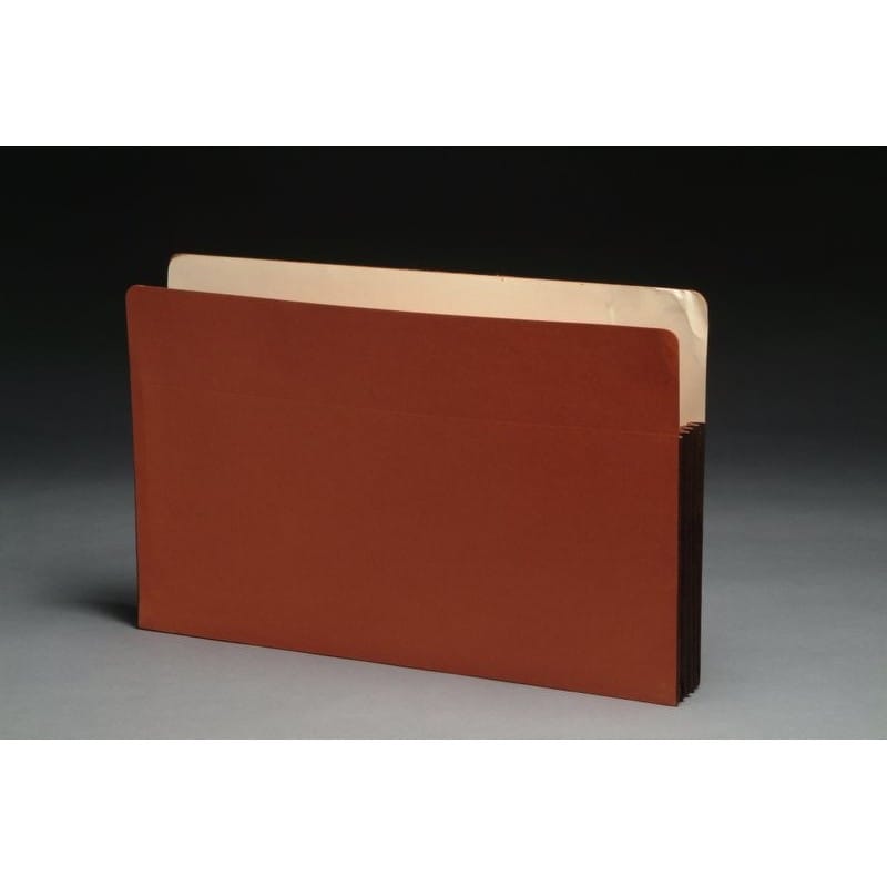 Economy TOP TAB Expansion Pockets, Tyvek Gussets, Legal Size, 3-1/2" Expansion (Carton of 100)