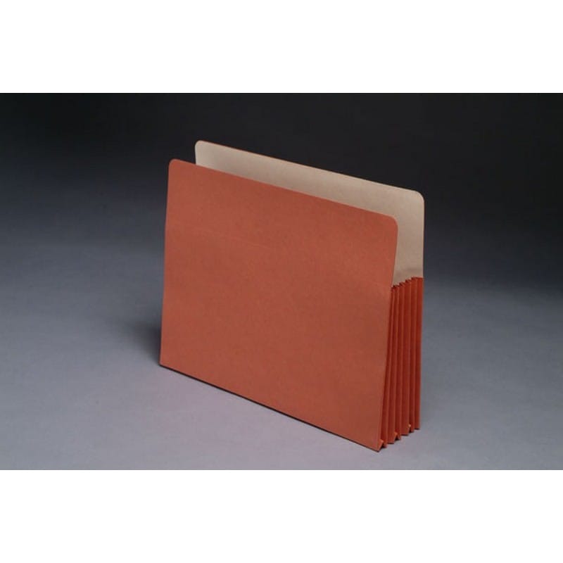 Economy TOP TAB Expansion Pockets, Paper Gussets, Letter Size, 5-1/4" Expansion (Carton of 50) - Image 2