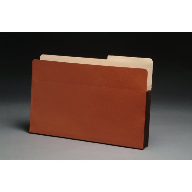 Economy 1/2 Cut TOP TAB Expansion Pockets, Tyvek Gussets, Legal Size, 5-1/4" Expansion (Carton of 100) - Image 2