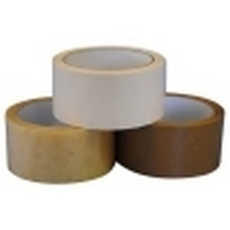 2" x 1000 Yd 2.6 mil Polypropylene Box Sealing Tape with Acrylic Adhesive (Case of 6 Rolls)
