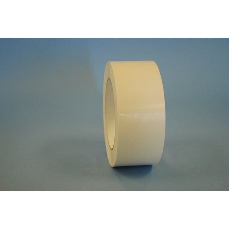 2" x 1000 Yd White 2.2 mil PVC Box Sealing Tape (Case of 6 Rolls)