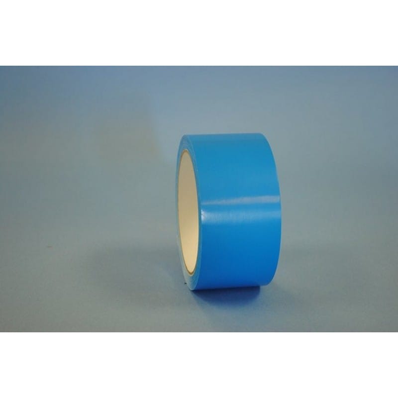 2" x 1000 Yd Medium Blue 2.2 mil PVC Box Sealing Tape (Case of 6 Rolls)