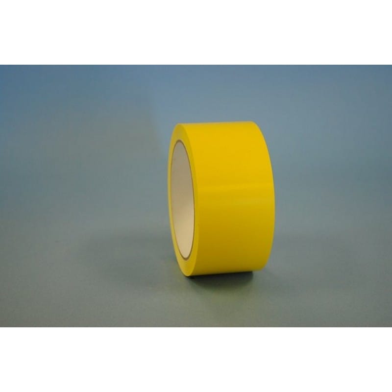 3" x 110 Yd Yellow 2.2 mil PVC Box Sealing Tape (Case of 24 Rolls)