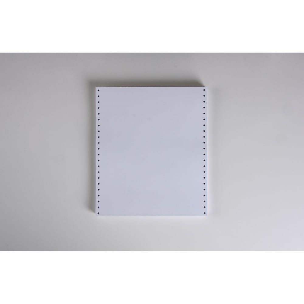 9-1/2" x 11" (W x H) Continuous 20# Computer Paper, Blank-No Perf (Carton of 2600) - Image 2